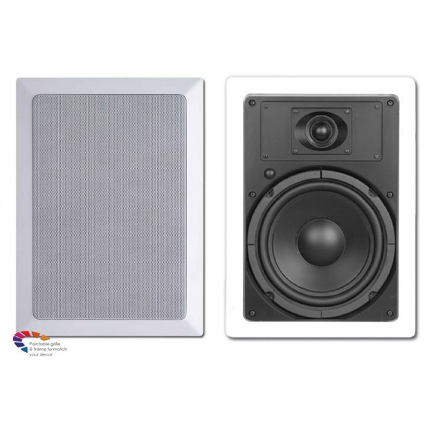 ArchiTech SE-891E 8" 2-Way Premium Series In-Wall Loudspeaker - Pair (Discontinued)