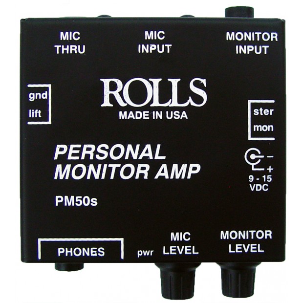 Rolls PM50s Personal Monitor Amplifier (Discontinued)