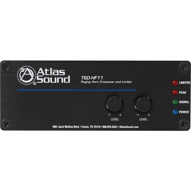 Atlas Sound TSD-HF11 Paging Horn Crossover & Limiter
