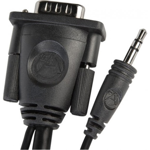 Atlas Sound AS2HDMMA-2M 2 Meter VGA/UXGA Cable with 3.5 mm Stereo Plug