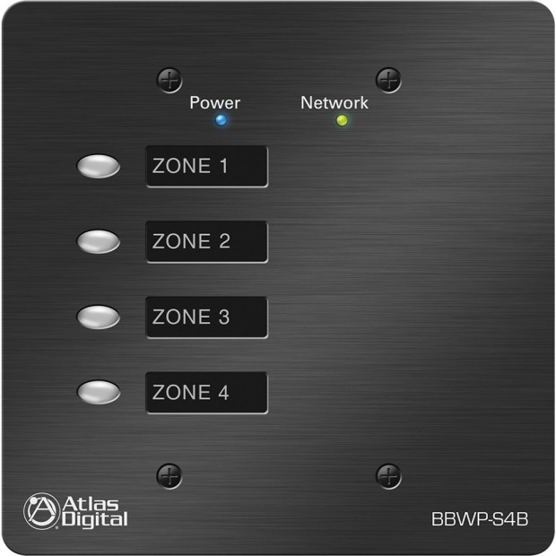 Atlas Sound BBWP-S4B BlueBridge DSP Wall Controller
