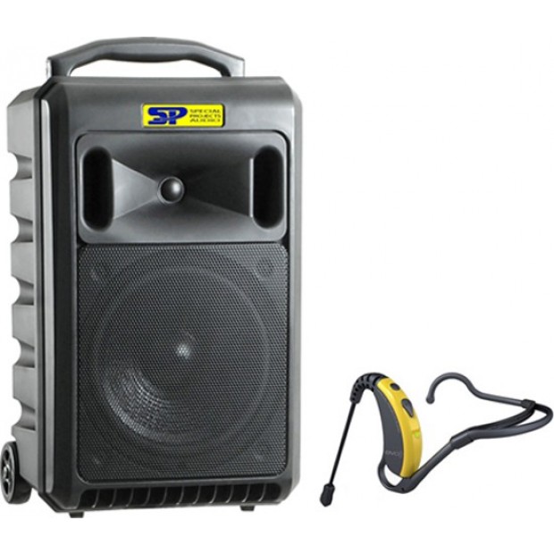 Special Projects Group.X Evo Portable PA System Waterproof, 120 Watt Amp 16 Channel Receiver (Discontinued)