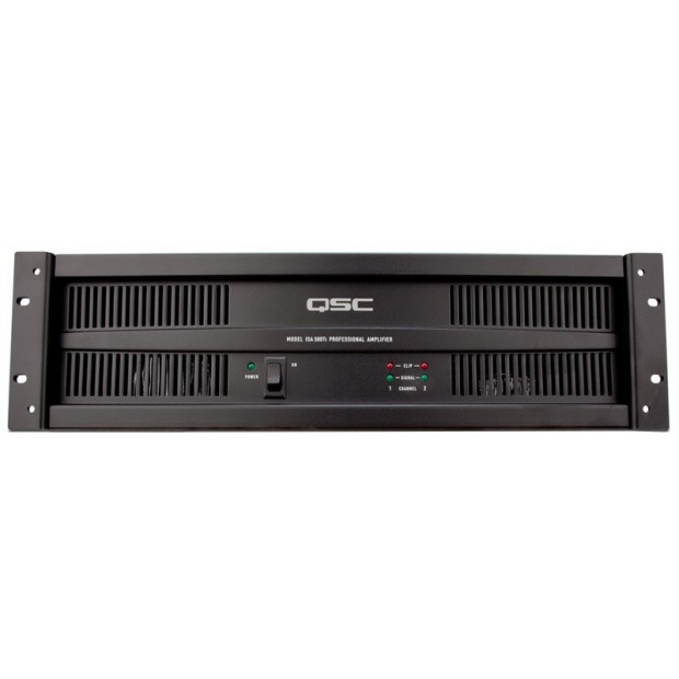 QSC ISA500Ti 2 Channel Commercial Power Amplifier 25, 70, 100 Volt Outputs