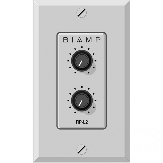Biamp RP-L2 Remote Panel Level Control Volume for Mixers Amplifiers Voltage Control Box (Discontinued)