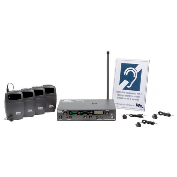 Listen Tech LP-3CV-072-01 RF 3-Channel Value Package - 72 MHz (Discontinued)