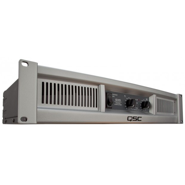 QSC GX5 500 Watts Per Channel 8 Ohm Stereo Power Amplifier