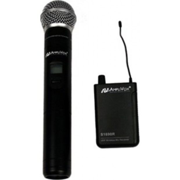 AmpliVox S1623 Wireless Handheld Microphone Kit