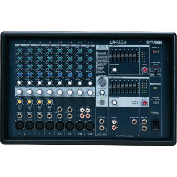 Yamaha EMX312SC 12 Channel Powered Mixer (Discontinued)
