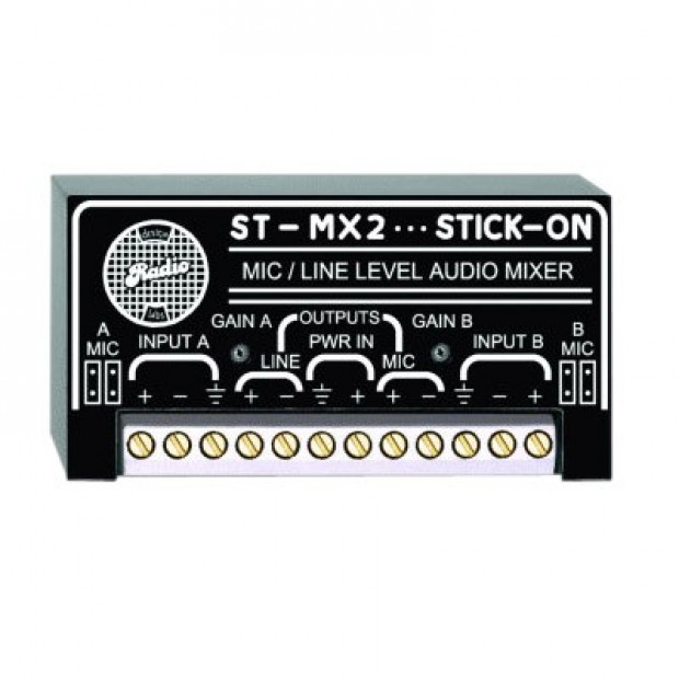 RDL ST-MX2 2 Channel Audio Mixer