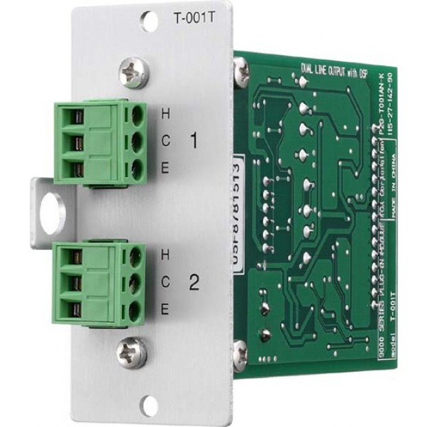 TOA T-001T Dual Line Output Expansion Module with Digital Signal Processor