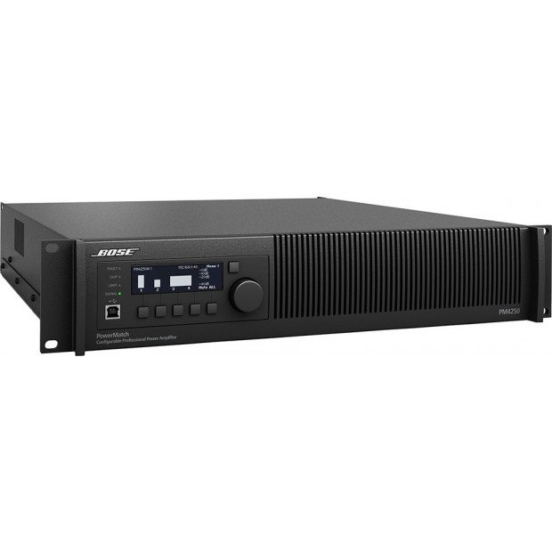Bose PowerMatch PM4250N 4-Channel Configurable Power Amplifier with Ethernet Network Control (Discontinued)