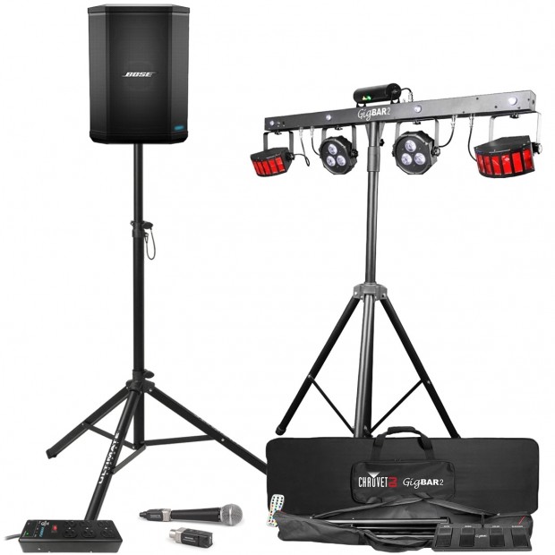 Portable Event Sound System with Bose S1 Pro, Chauvet GigBar 2 Lighting System and Wireless Microphone (Discontinued Components)