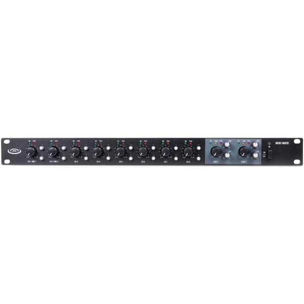 Pure Resonance Audio MX82 2 Zone 8-Channel Rack Mount Mic/Line Mixer