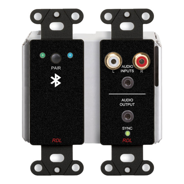RDL DDB-BTN44 Wall-Mounted Bi-Directional Dante Audio Interface