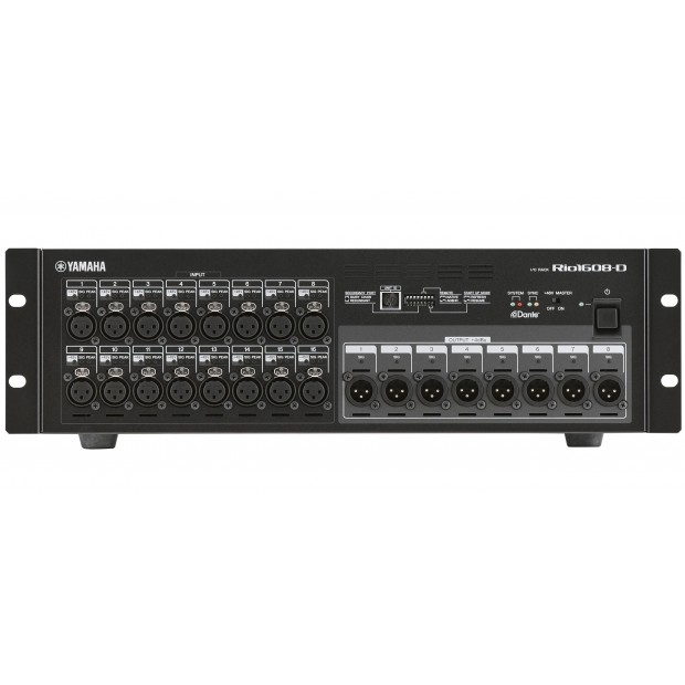 Yamaha Rio1608-D Dante-Compatible I/O Rack (Discontinued)