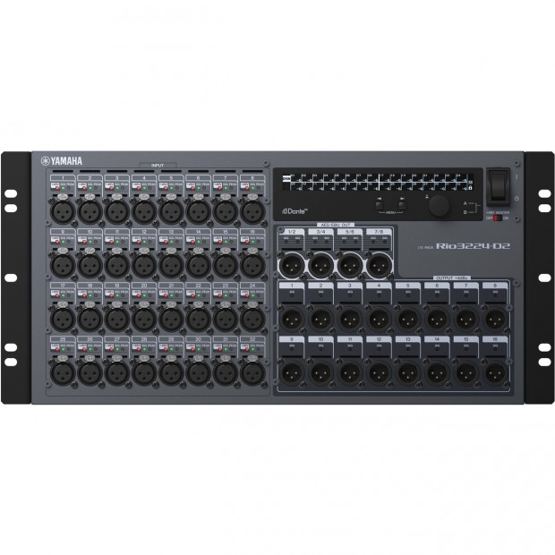 Yamaha Rio3224-D2 Dante-Ready I/O Rack (Discontinued)