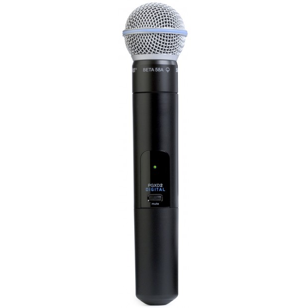 Shure PGXD2/BETA58 Digital Wireless Handheld Microphone Transmitter (Discontinued)