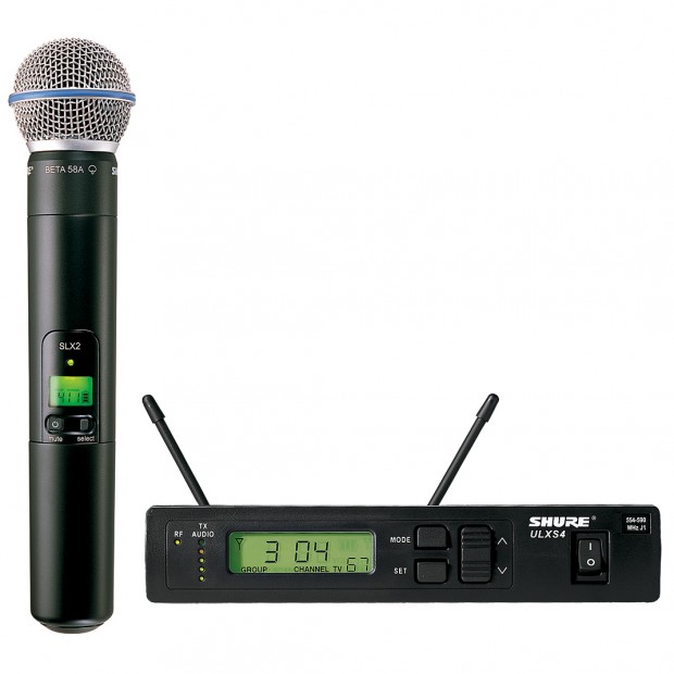 Shure ULXS24/BETA58 Handheld Wireless Microphone System (Discontinued)