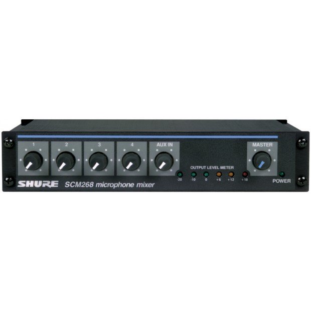 Shure SCM268 4 Channel Microphone Mixer