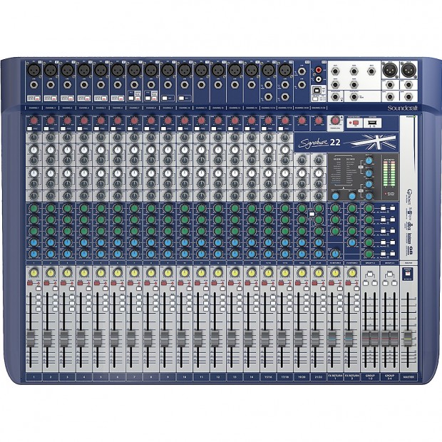 Soundcraft Signature 22 Analog Mixer with Effects
