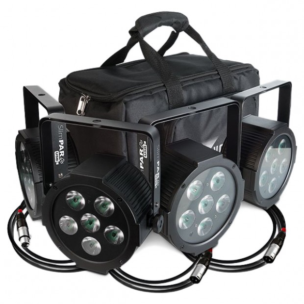 CHAUVET DJ SlimPACK Q6 USB Package with 4 PAR Cans (Discontinued)