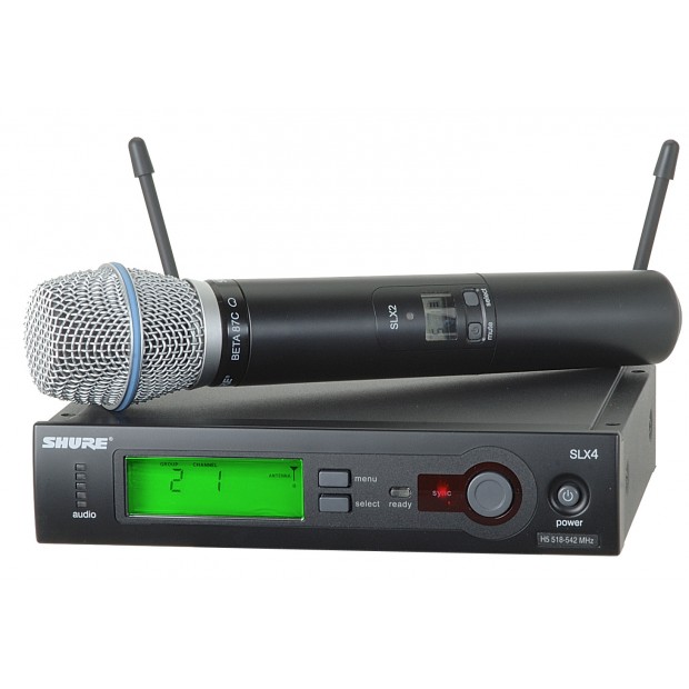 Shure SLX24/BETA87C Handheld Wireless Microphone System (Discontinued)
