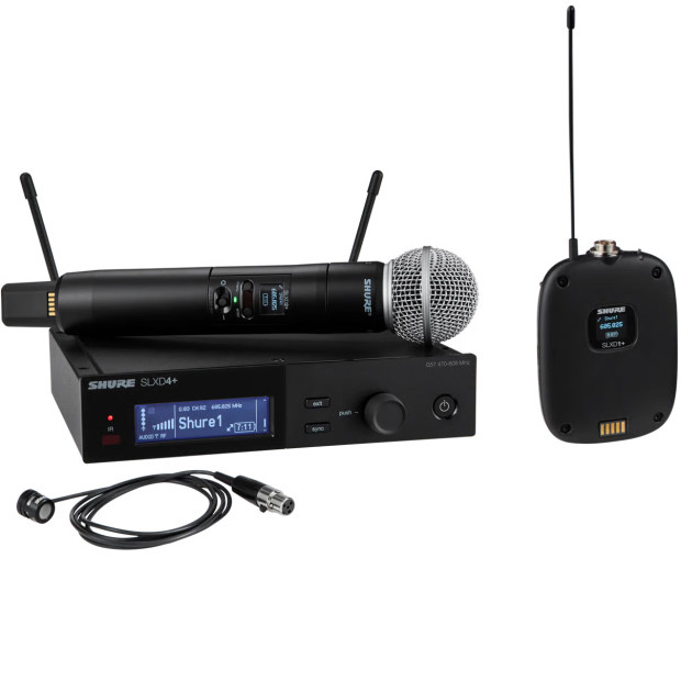 Shure SLXD124+/85M Digital Wireless Combo System