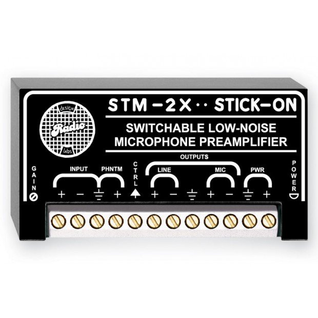 RDL STM-2X Microphone Preamplifier