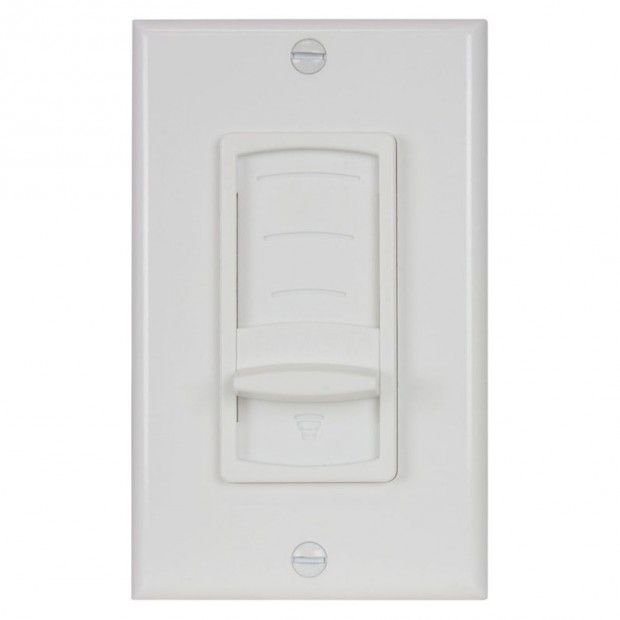 Lowell SVC100-PA-DW Slider Volume Control 25/70/100 Volt 100W Decorator One-Gang (White) ADA Compliant