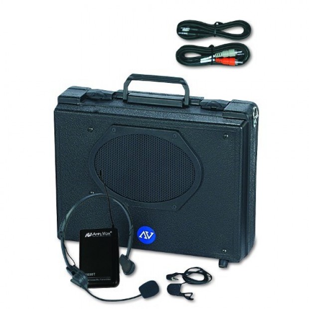 AmpliVox SW222 Audio Portable Buddy PA System with Wireless Lapel and Headset Microphones (Discontinued)