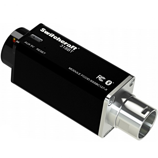 Switchcraft 318BT Phantom Powered XLR Bluetooth Audio Receiver