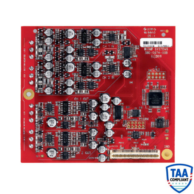 Biamp Tesira EIOC-4 Expander Card with 2 Input and 2 Output Channels