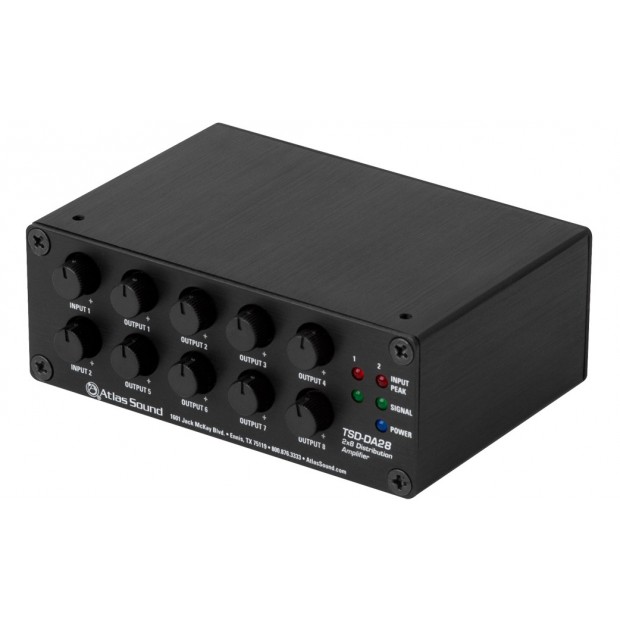 Atlas Sound TSD-DA28 2x8 Distribution Amplifier