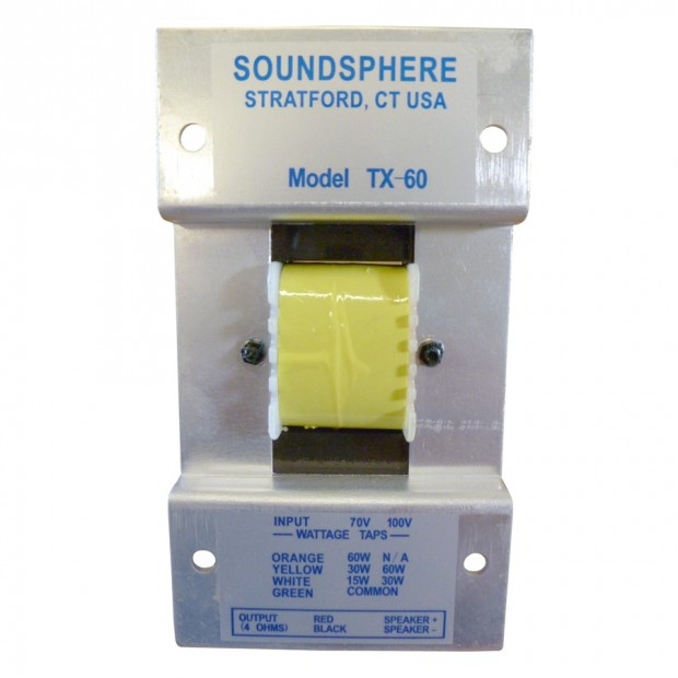 Soundsphere TX60 60W Line Transformer for 110 Page Loudspeaker
