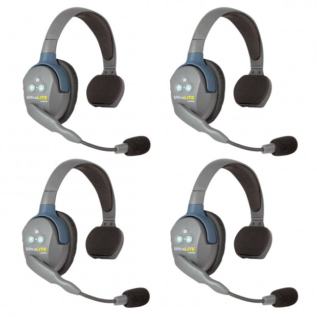 Eartec UL4S UltraLITE 4 Person Wireless Headset System with Case (Single)