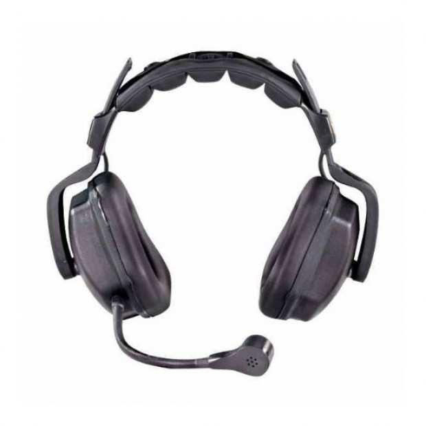 Eartec Ultra Double Heavy Duty Headset with Inline PTT for Scrambler UHF SC-1000 Radios (Discontinued)