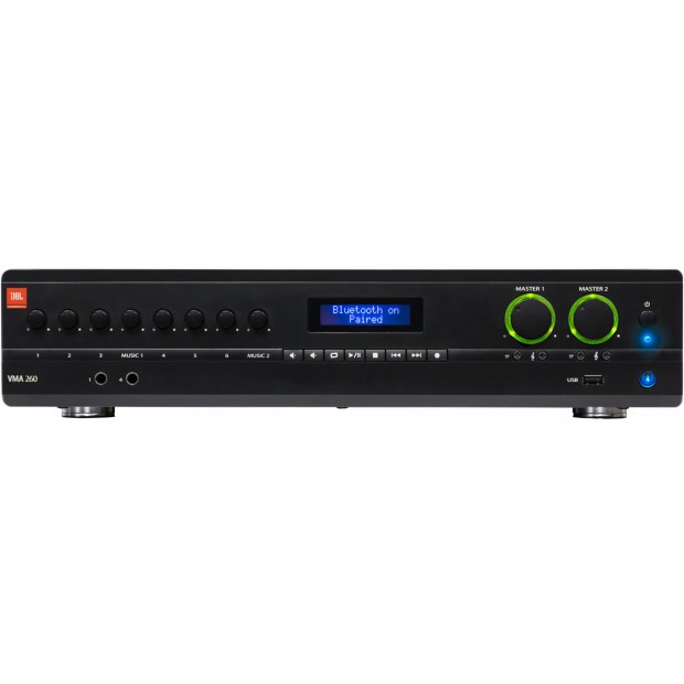 JBL VMA260 60W 8-Channel Bluetooth Enabled Mixer Amplifier