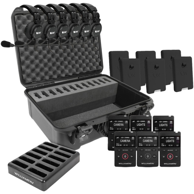 Williams AV DW SYS2ACM 6-Person Digi-Wave ACM Wireless Production Intercom System