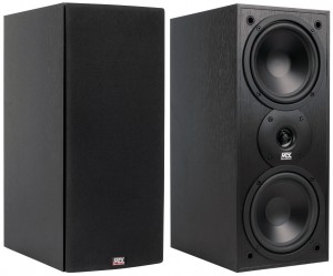 MTX Audio Monitor 60i Dual 6.5" 2-Way Bookshelf Speaker - Pair 