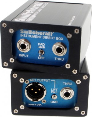 Switchcraft SC800CT Instrument Direct Box with Custom Transformer