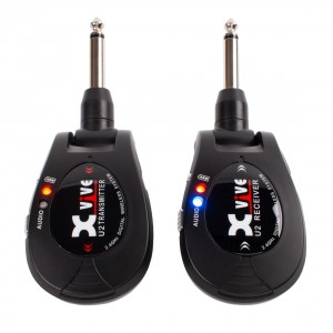 Xvive U2 Rechargeable 2.4 GHz Digital Wireless Guitar System - Black