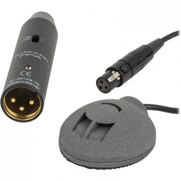 Clockaudio C006EG Table Top Half-Cardioid Boundary Layer Condenser Microphone - Gray