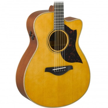 Yamaha AC3M ARE Concert Acoustic-Electric Cutaway Guitar with SRT2 Preamp Pickup - Vintage Natural
