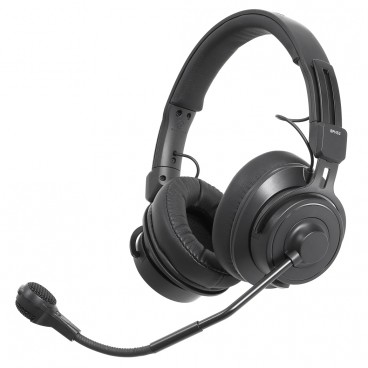 Audio-Technica BPHS2 Broadcast Stereo Headset with Hypercardioid Dynamic Boom Microphone