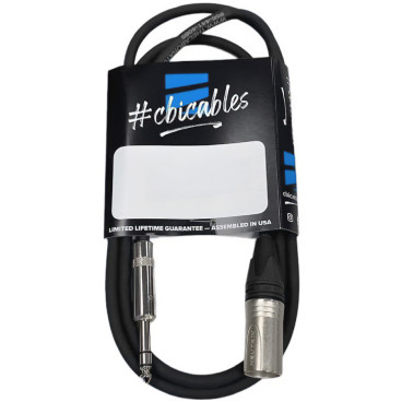 CBI BLC-4 22G Balanced 1/4-inch Male TRS to Male XLR Cable