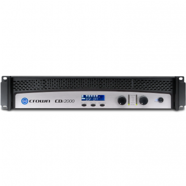 Crown CDi 2000 2-Channel Power Amplifier, 800W @ 2Ω, 4Ω, 8Ω, 70V/140V for Commercial Installations