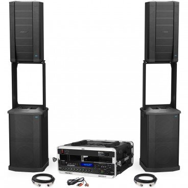 Bose F1 Dual Flexible Array Portable Church Sound System with 4000 Watts and Bluetooth Media Player