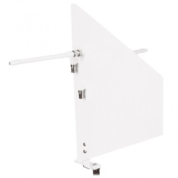 RF Venue Polarization Diversity Fin Antenna without Cover - White