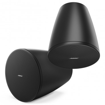 Bose Professional DesignMax DM6PE 6.5" 70/100 Volt 400W IP55 Rated Outdoor Pendant Loudspeakers - Black Pair