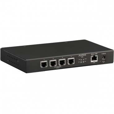 Audix DN4 Microphone Interface with 4 Ports for Audix RJ45-Equipped Single-Element Microphones